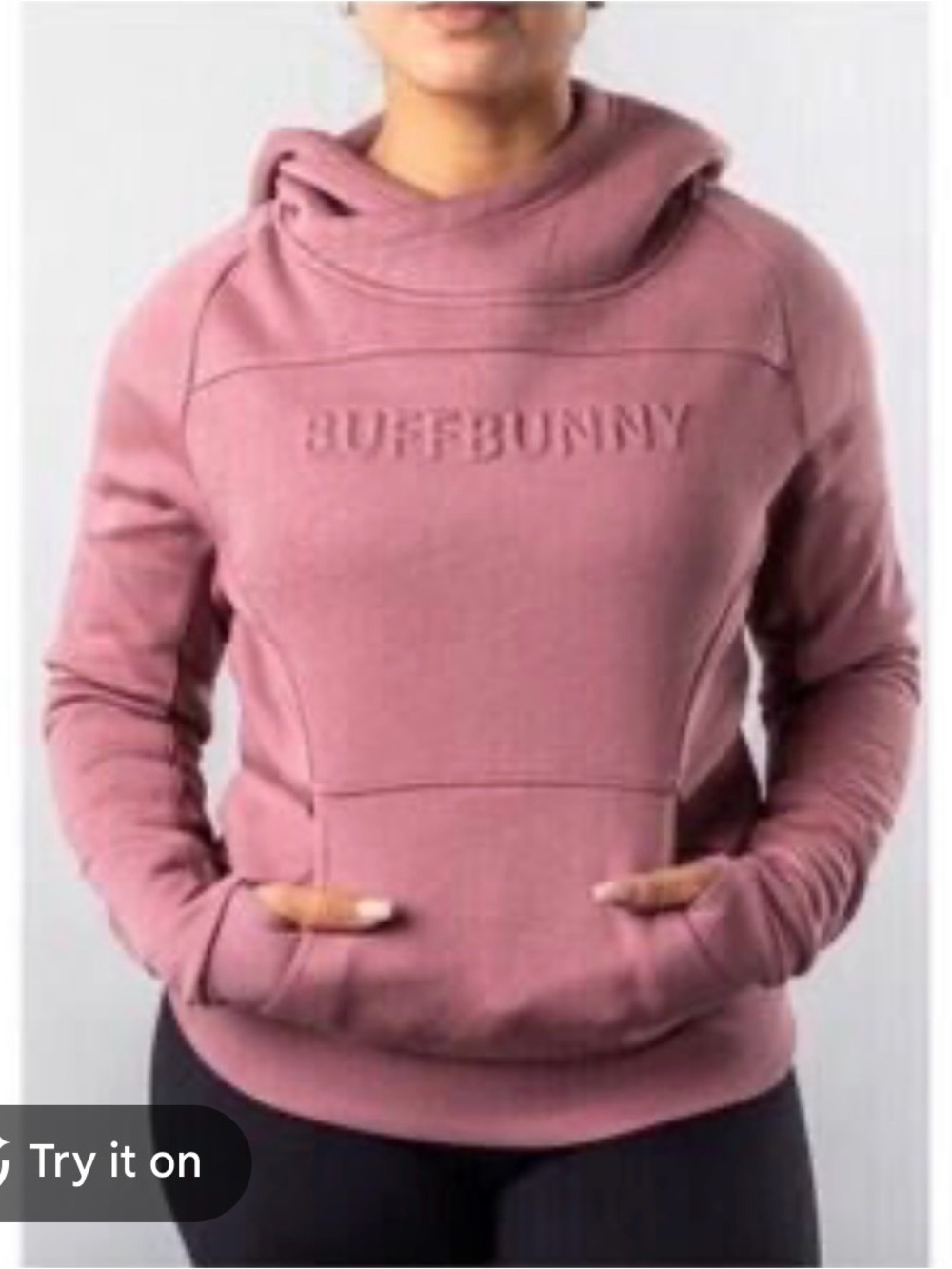 BuffBunny Collection Beyond Cowl Neck Hoodie
